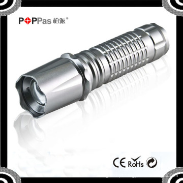 Poppas 817 Alta Qualidade 3W Recarregável 150 Lumens XPE Zoomale Lâmpada Tocha